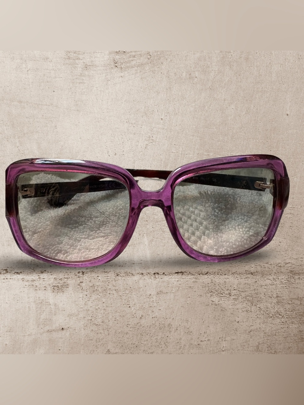 Tod’s TO29 81B Purple Women's Sunglasses Made In Italy 58-17-130mm